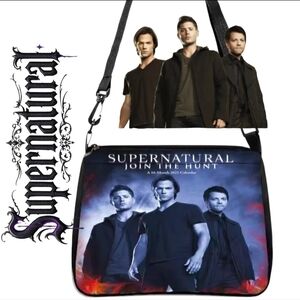 Supernatural Join The Hunt Black Crossbody Bag